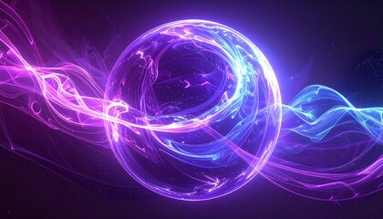 Obraz premium beautiful abstract ball light