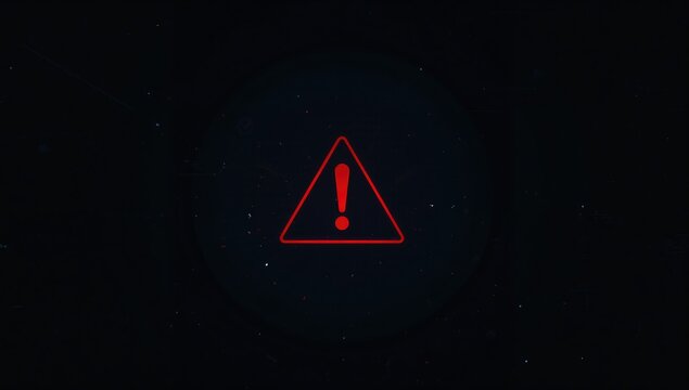 Cybersecurity warning with malware, virus, and hacker attack signs, system vulnerability - Powered by Adobe