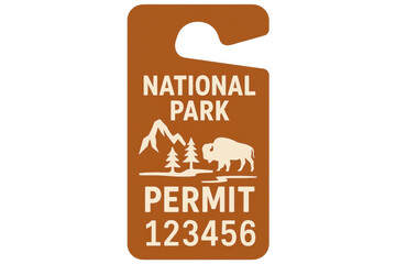 National park permit for vehicle access and outdoor recreation