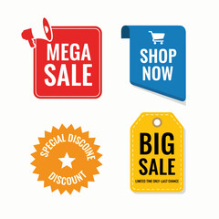 set of discount labels