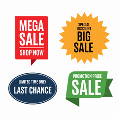 set of discount labels