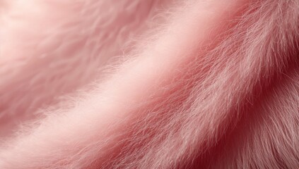 Fototapeta premium Pink animal fur surface detailed for use in background textures and visual compositions