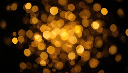 Circular LED light bokeh backdrop, ideal for editorial headers and UI backgrounds, decorative lighting for digital interfaces, World Lighting Day