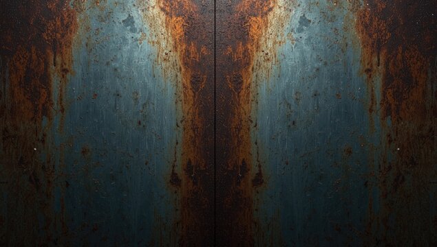 Industrial metal surface as a background for graphic design and visual layout
