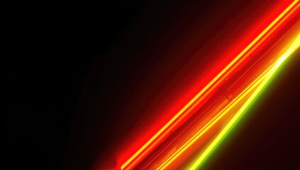 Neon red and yellow diagonal lines overlay on a dark background, suitable for futuristic UI backgrounds