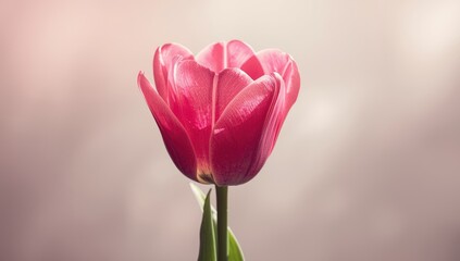 Close-up of a pink tulip showing petal details, used for botanical design backgrounds