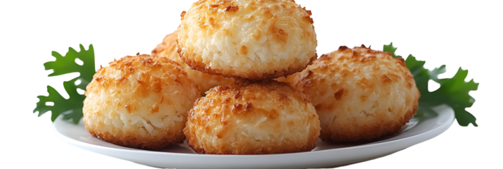 Stacked pastries on a white plate bakery food items