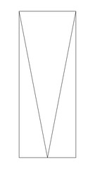 Car symbol illustration for architectural floor plan