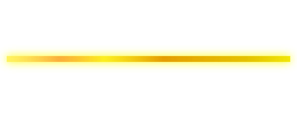 Golden straight line featuring a soft yellow glow. Gold line, golden line, aesthetic line © BEN HDA