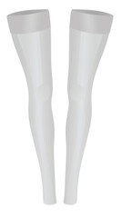 Footless long socks. stockings. vector illustration