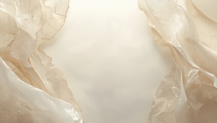 Frosted glass-like surface with subtle creases and shimmer, ideal as a UI backdrop, World Environment Day