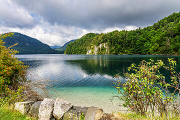 Blick &uuml;ber den Alpsee im Allg&auml;u in Bayern