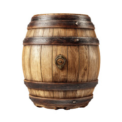 Obraz premium Wooden barrel with metal details
