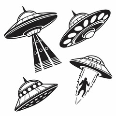 Illustration of ufos and aliens ©  MST RABEYA  BEGUM