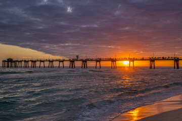 "Okaloosa Island Pier Sunset"