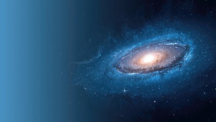 Star-filled universe with cosmic dust, designed as a background for astronomy presentations