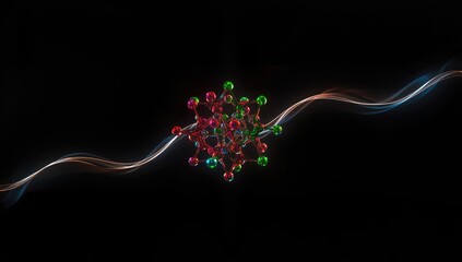 Protein compound models displayed as molecular structures with ball and stick visualization, serving scientific illustration, World Chemistry Day