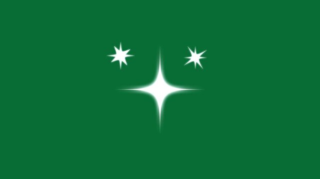 Twinkle stars glitter animation, sparkling fairy dust trails, glowing cartoon vector stars, magic particle bursts, shimmer sparkle effects, sparkling shine on green screen background animation