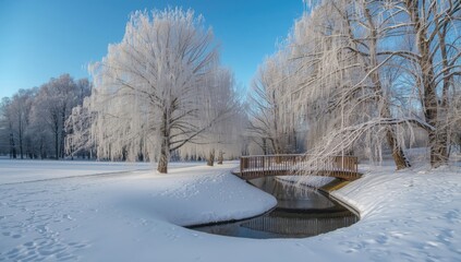 Saltwell Parks wooden bridge in winter, highlighting seasonal erosion risk