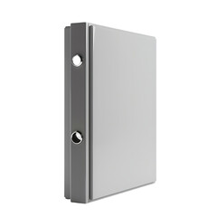 Gray thick office binder for heavy duty filing