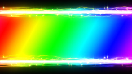 カラフル、虹色のカットインのエフェクト背景