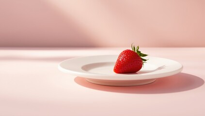 Close-up of ripe strawberries highlighting their vibrant color and juicy texture, ideal for healthy eating discussions