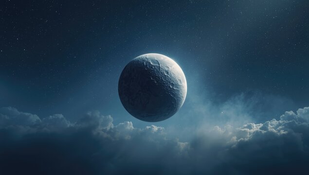 Mercury planet with rocky landscape, geological exploration activities