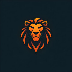 Obraz premium lion vector art, geometric lion head, luxury lion emblem, shield crest lion, line art lion head, roaring beast vector, mascot lion illustration, decorative feline head, african wildlife symbol, lion f