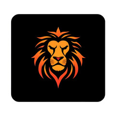 Obraz premium lion vector art, geometric lion head, luxury lion emblem, shield crest lion, line art lion head, roaring beast vector, mascot lion illustration, decorative feline head, african wildlife symbol, lion f