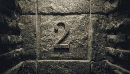 Design featuring a paragraph symbol carved into stone for legal documents, highlighting permanence and stability, Law Awareness Month