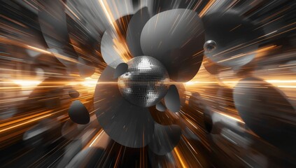 Grey abstract background featuring intersecting ovals and circles serving as a UI or editorial header backdrop