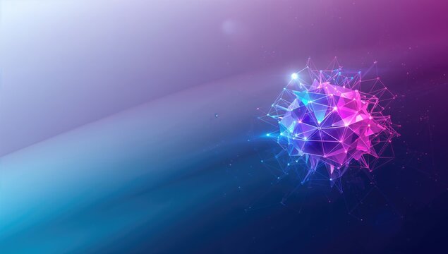 Gradient-rich digital background featuring a web interface layout, suitable for UI design and visual branding - Powered by Adobe