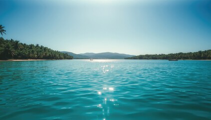 Lagoa do Amancio, a popular tourist spot in northeastern Brazil, featuring calm waters and natural scenery