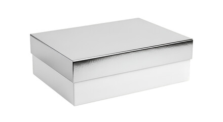 Naklejka premium Silver and White Gift Box whisk 6d325c1bcc43e9da03e4de3a2f849892dr