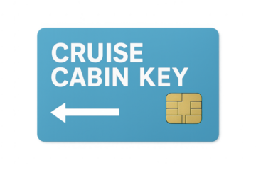 Cruise cabin key card access and travel security