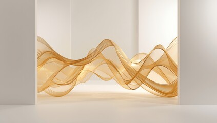 3d abstract background with a single-tone color scheme optimized for graphic design and interface elements