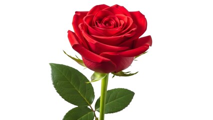 Naklejka premium Eternal Elegance—The Scarlet Rose