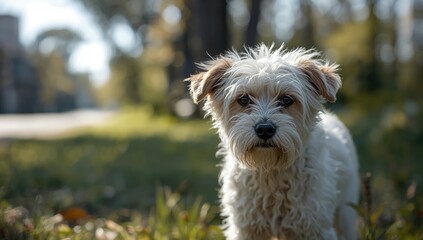 Street dog resting on concrete surface, highlighting urban animal adaptation for animal welfare awareness