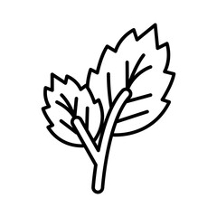 Fototapeta premium Leaves icon