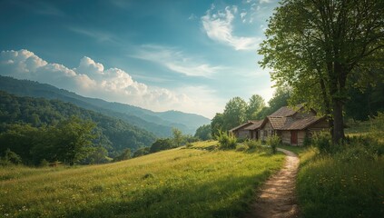 Agrochemical application in a village setting, emphasizing farming practices in rural areas of Punjab, Pakistan, Earth Day