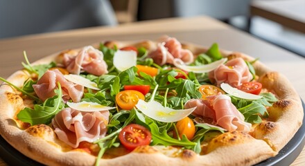 Gourmet Pizza with Premium Toppings