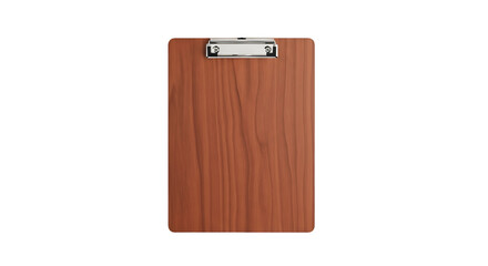 Wooden Clipboard with Silver Clip texture grain