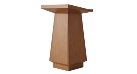 Wooden Pedestal Stand on Black Background Keywords: pedestal, stand, wooden, wood, furniture