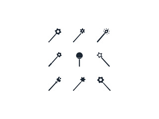 Transforming Staff Motion Silhouette Vector