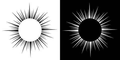 Fototapeta premium Dynamic abstract spiral sound wave rhythm lines. Circular spiral sound wave rhythm of lines. Circular futuristic abstract lines, black and white background. 