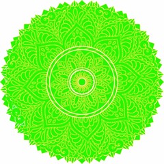 Seamless pattern in various shades of green composed of intricate, interconnected geometric and curvilinear shapes that give it a textured and somewhat tribal or handcrafted appeara.green leaf pattern