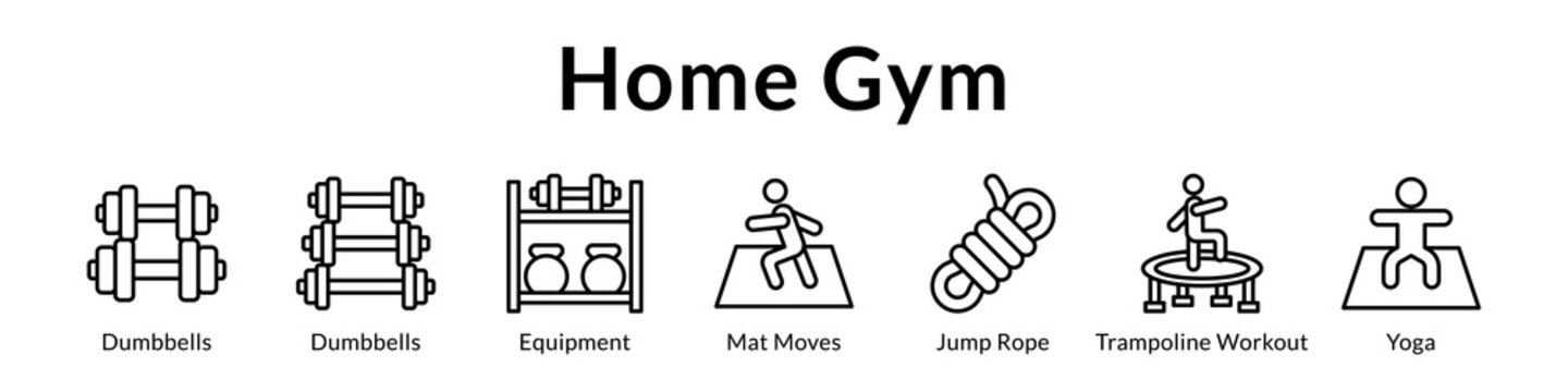 Home Gym Equipment Essentials for Complete Fitness Training Strength Cardio and Flexibility Workouts at Home