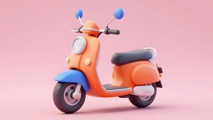 Cute Miniature Motorcycle Model