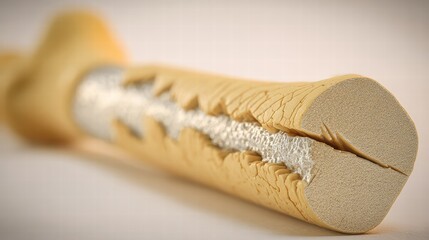 Osteoporosis concept showing risk factors and bone health deterioration.