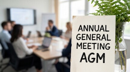 Annual general meeting corporate governance shareholder assembly business conference organizational leadership discussion decision making accountability transparency stakeholder engagement event